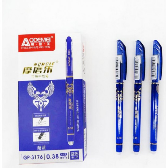 Gel pen write-erase blue 0.38 GP-3176