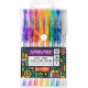 Set of gel pens Malevaro Glitter with sparkles 8 colors (ML760165)