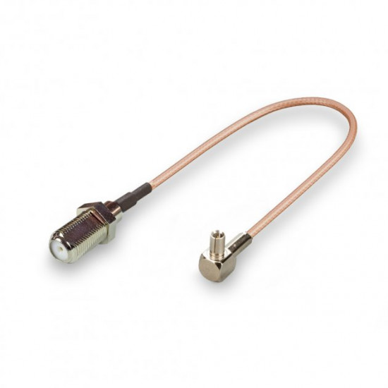 Antenna adapter (pigtail) TS9 / F-female (RG316)