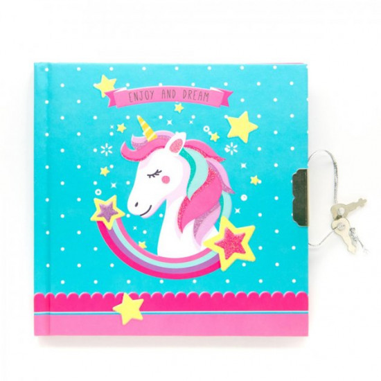 Notepad with lock Unicorn Malevaro (481957-U) (177049)