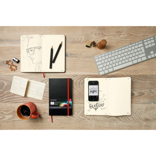 Notebook Moleskine ADOBE middle / For drawings Chorny (8051272890297)