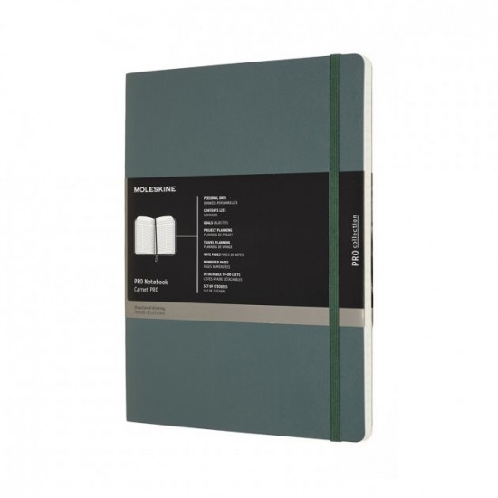 Notebook of Undateables Moleskine PRO great / Forest green Myakiy (8058647620848)