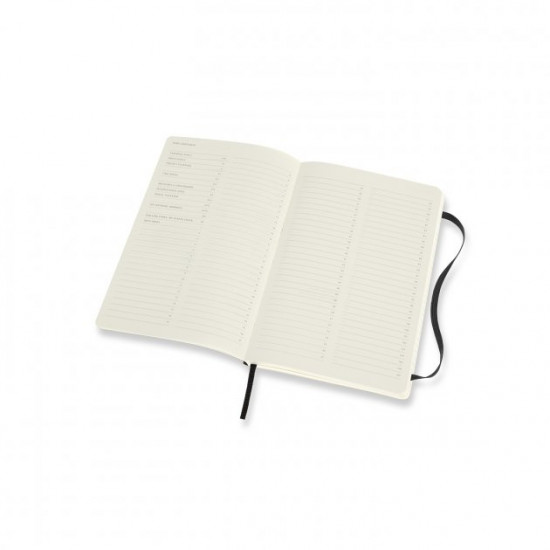 Notebook of Undateable Moleskine PRO middle / Black Myakiy (8058647620787)