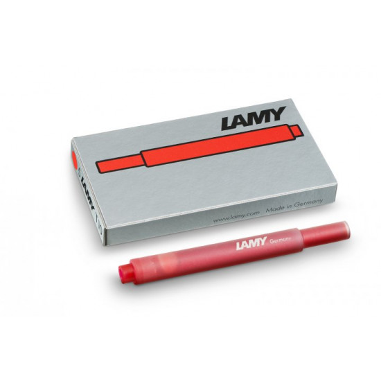 Набір чорнильних картриджів Lamy T10 Червоний (5 шт.) (1602076)