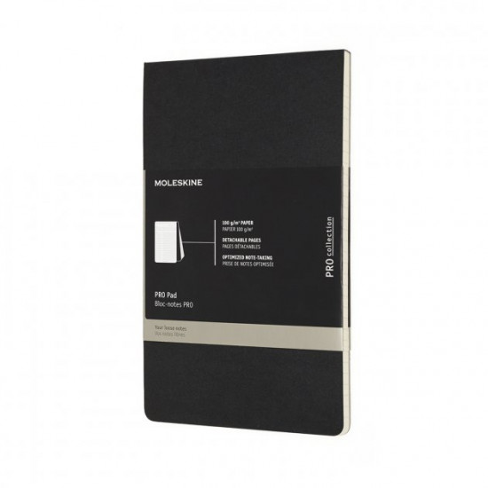 Notebook Moleskine PRO Pad medium / black (8058647620916)