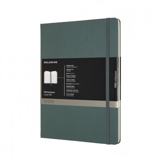 Notebook of Undateables Moleskine PRO great / Forest green (8058647620817)