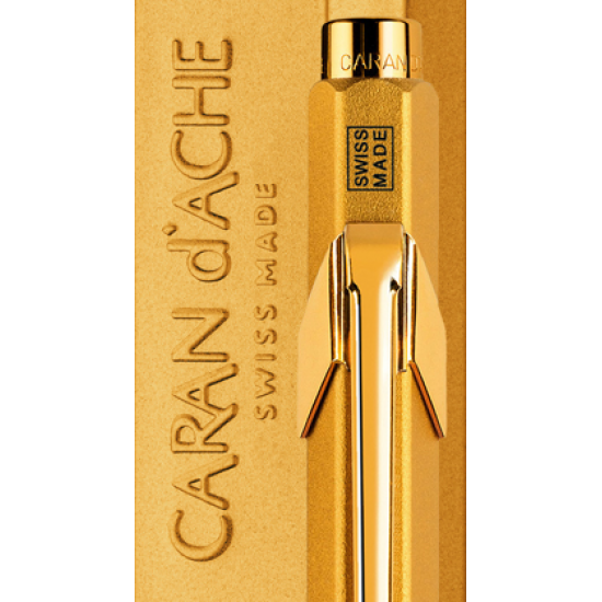  Ручка Caran d'Ache 849 Золотиста + box (7630002316828)