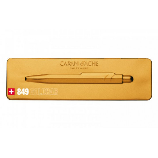  Ручка Caran d'Ache 849 Золотиста + box (7630002316828)