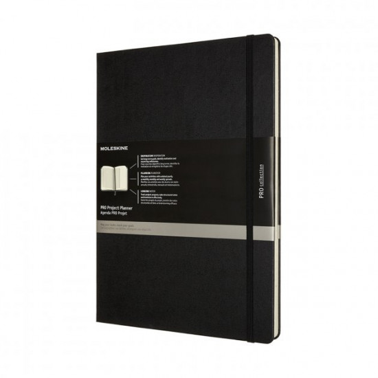 Project planner Moleskine PRO A4 / Chorny (8056420851380)