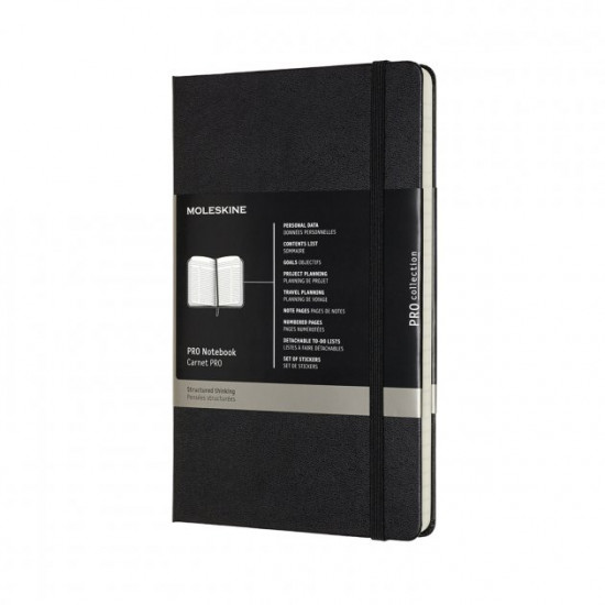 Notebook of Undateables Moleskine PRO middle / black (8058647620756)