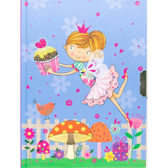 Notepad with lock Malevaro Princess A6+ 56 sheets in a line (362036-U)