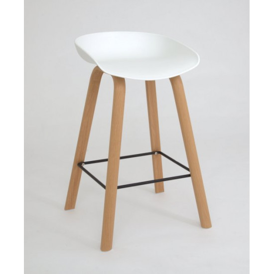 Bar stool Konor BAR 75 Onder Mebli White 07