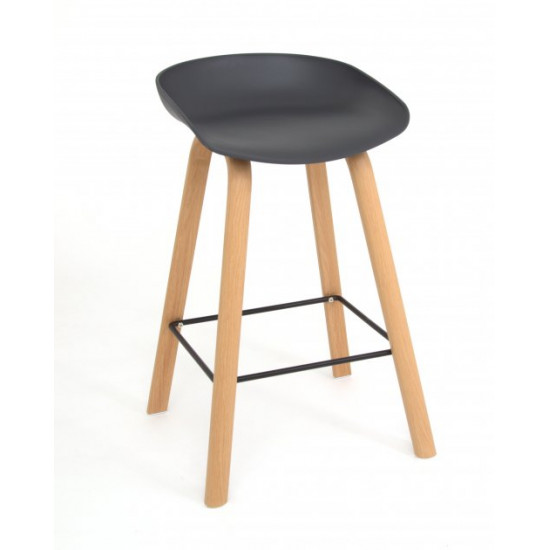 Bar chair Konor BAR 75 Onder Mebli Anthracite 01