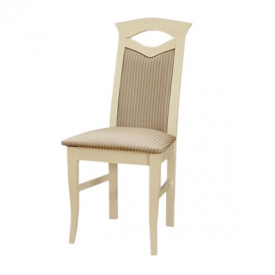 Kitchen chair made of natural wood Milan 470x410x1000 mm Mix Mebli color Ivory