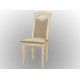 Kitchen chair made of natural wood Milan 470x410x1000 mm Mix Mebli color Ivory