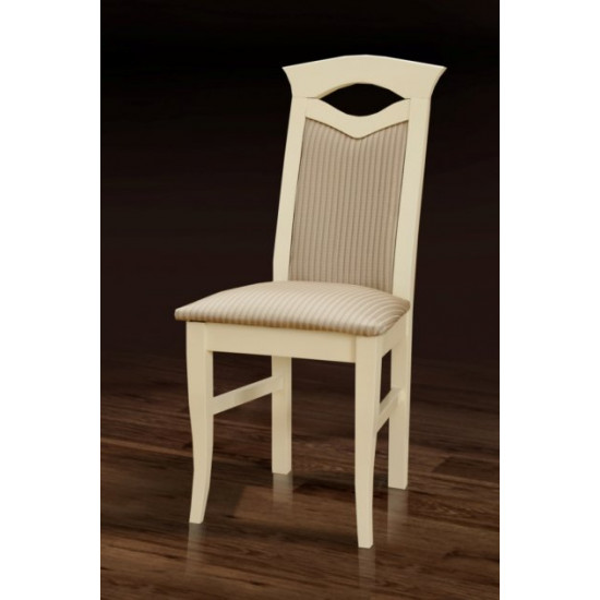 Kitchen chair made of natural wood Milan 470x410x1000 mm Mix Mebli color Ivory