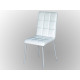 Kitchen dining chair with soft back Amanda 520x430x870 mm Mix Mebli color White