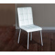 Kitchen dining chair with soft back Amanda 520x430x870 mm Mix Mebli color White