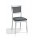 Dining chair Fiesta wood white/fabric Kanna 95 gray 880*440*440 Mix Mebli