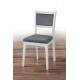 Dining chair Fiesta wood white/fabric Kanna 95 gray 880*440*440 Mix Mebli