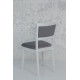 Dining chair Fiesta wood white/fabric Kanna 95 gray 880*440*440 Mix Mebli