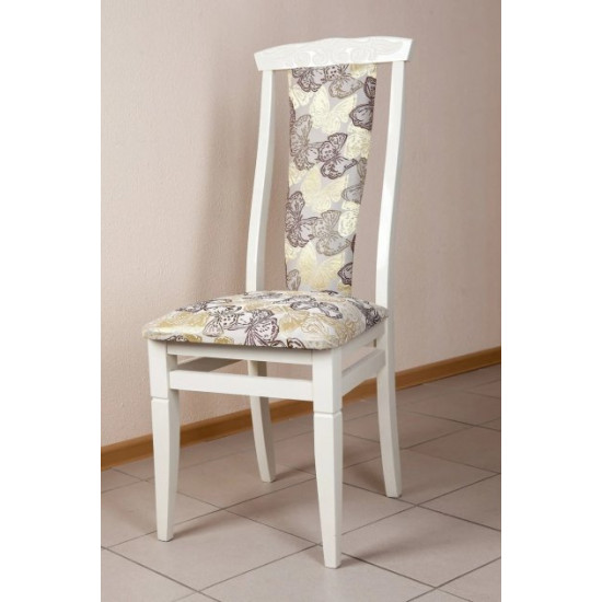 Wooden chair for the living room Chumak-2 (430*440*1030) Ivory Mix Mebli