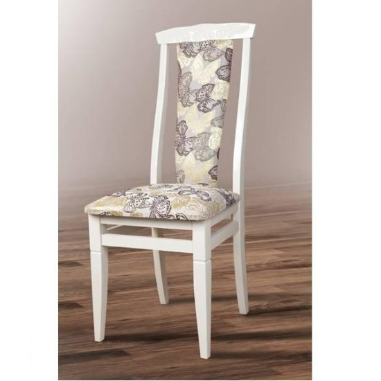 Wooden chair for the living room Chumak-2 (430*440*1030) Ivory Mix Mebli