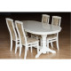 Wooden chair for the living room Chumak-2 (430*440*1030) Ivory Mix Mebli