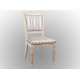 Wooden living room chair Sicily Lux 480*420*960 Ivory+patina Mix Mebli