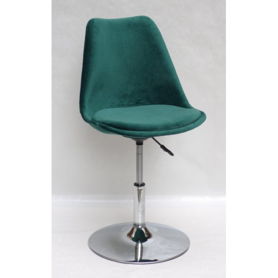 Chair Milan CH-BASE Soft Velvet Onder Mebli Green B-5