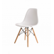 Chair Smile 460x500x810 wood/polypropylene white Mix Mebli