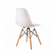 Chair Smile 460x500x810 wood/polypropylene white Mix Mebli