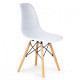 Chair Honeycomb 450x500x820 wood/polypropylene white Mix Mebli