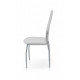 Chair Carmen 410x510x990 metal chrome/leatherette white Mix Mebli