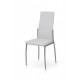 Chair Carmen 410x510x990 metal chrome/leatherette white Mix Mebli