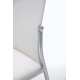 Chair Carmen 410x510x990 metal chrome/leatherette white Mix Mebli