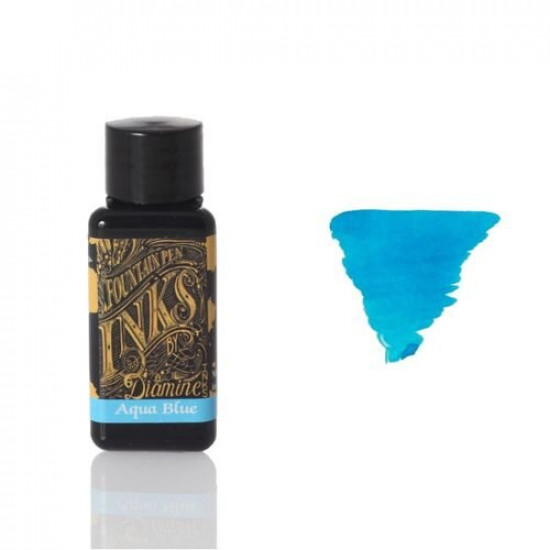 Ink for fountain pens Diamine Ink 30ml Aqua Blue Blue