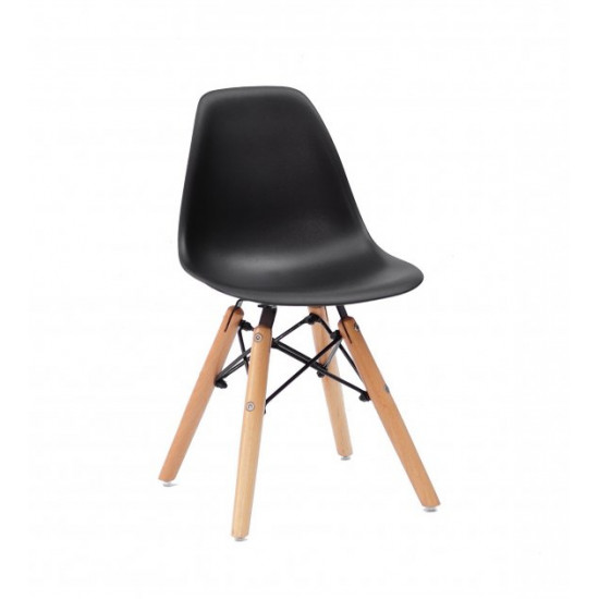 Children's chair Kids Nik Onder Mebli Black 04