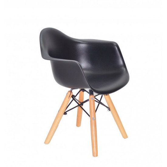 Children's chair Kids Leon Onder Mebli Black 04