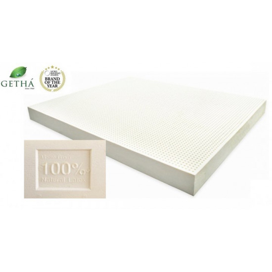 Double mattress Getha made of natural latex 200x200x15cm (90000417)