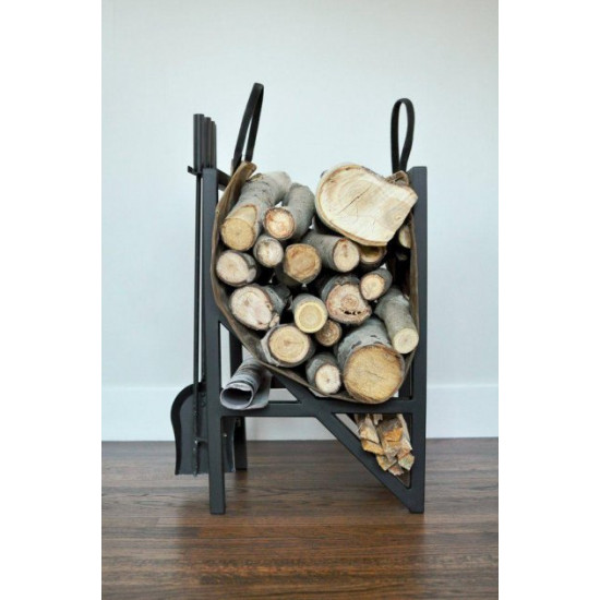 GoodsMetall metal firewood rack in Loft style 600x400x350 DK4