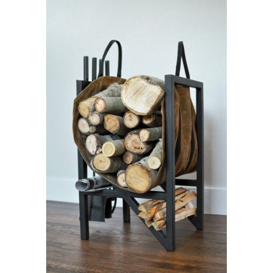 GoodsMetall metal firewood rack in Loft style 600x400x350 DK4