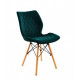 Chair Nolan Velvet Onder Mebli Green B-1003