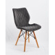 Chair Nolan Velvet Onder Mebli Gray B-1004