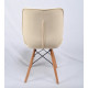 Chair Nolan Velvet Onder Mebli Milk B-1020