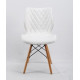 Chair Nolan Eco leather Onder Mebli White