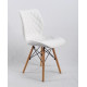 Chair Nolan Eco leather Onder Mebli White