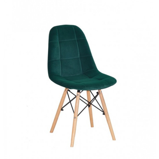 Chair Peter Velvet Onder Mebli Green B-1003