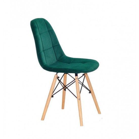 Chair Peter Velvet Onder Mebli Green B-1003