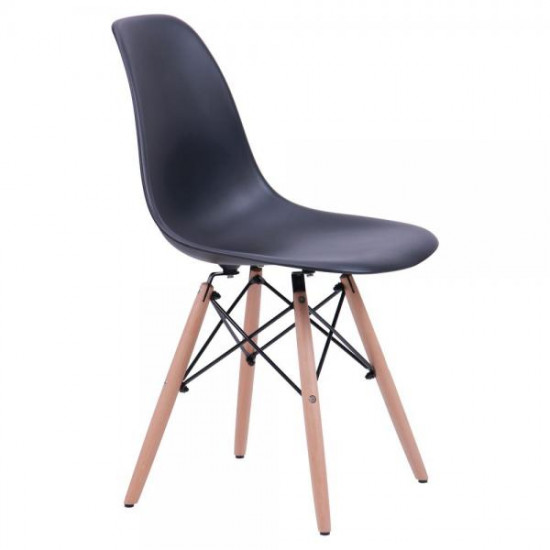 Chair Nik Onder Mebli Black 04